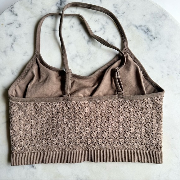 Colsie Brown Bralette Adjustable Tank Top Size Small - Picture 3 of 5